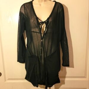 Sheer top / cover up